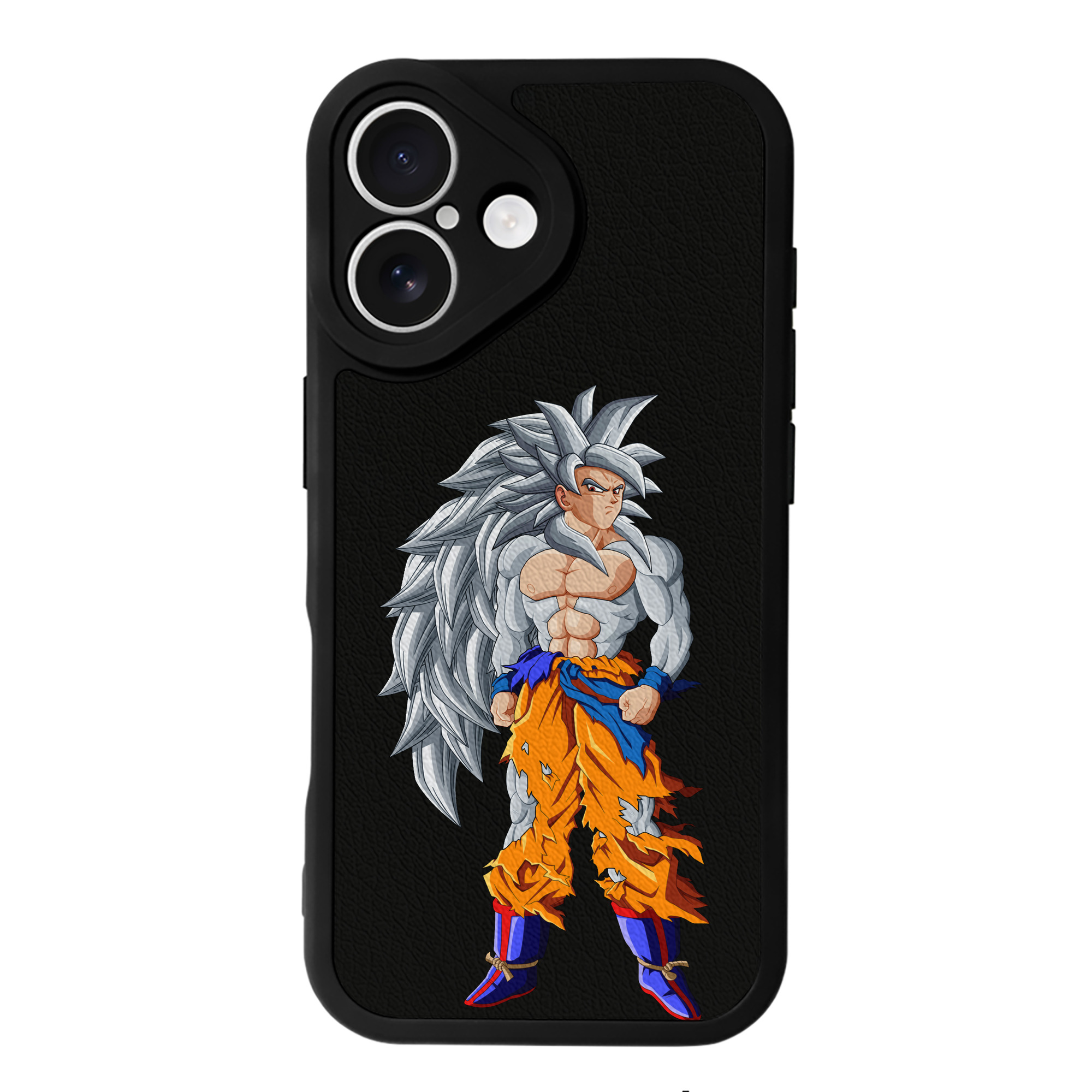 （画像用） ドラゴンボール 孫悟空（そん ごくう）Son Goku カカロット DRAGON BALL Kakarotto 【iPhone 16シリーズ対応】シリコンスマホケース（レザー調） 材質：シリコン